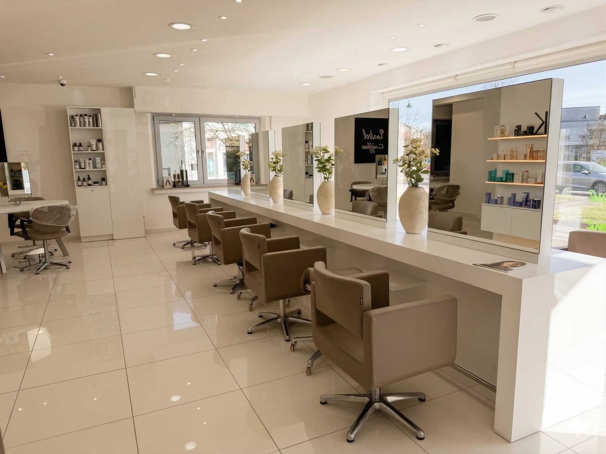 Gesamtansicht des Salons Isabel Coiffure in Mamer